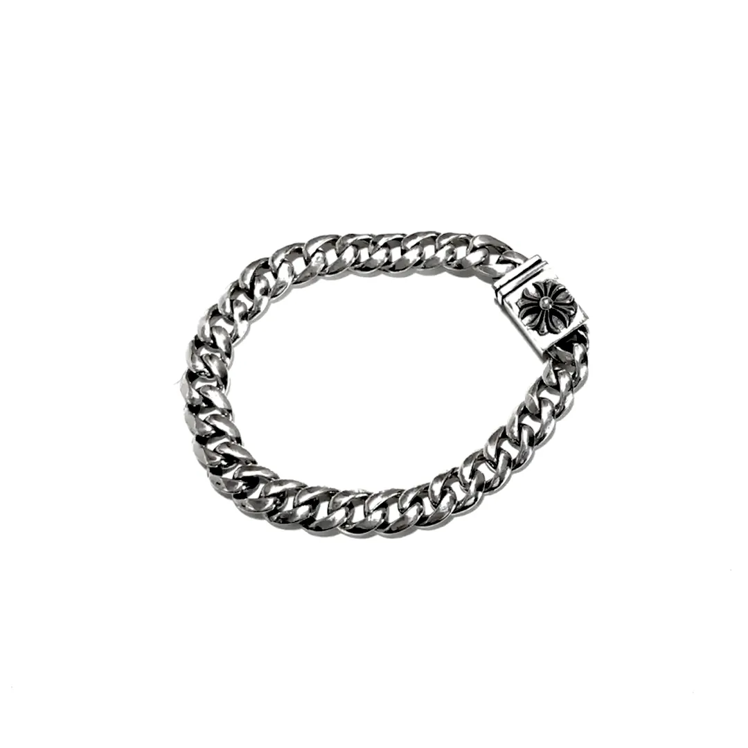 Chrome Hearts Cuban Link Cross Bracelet