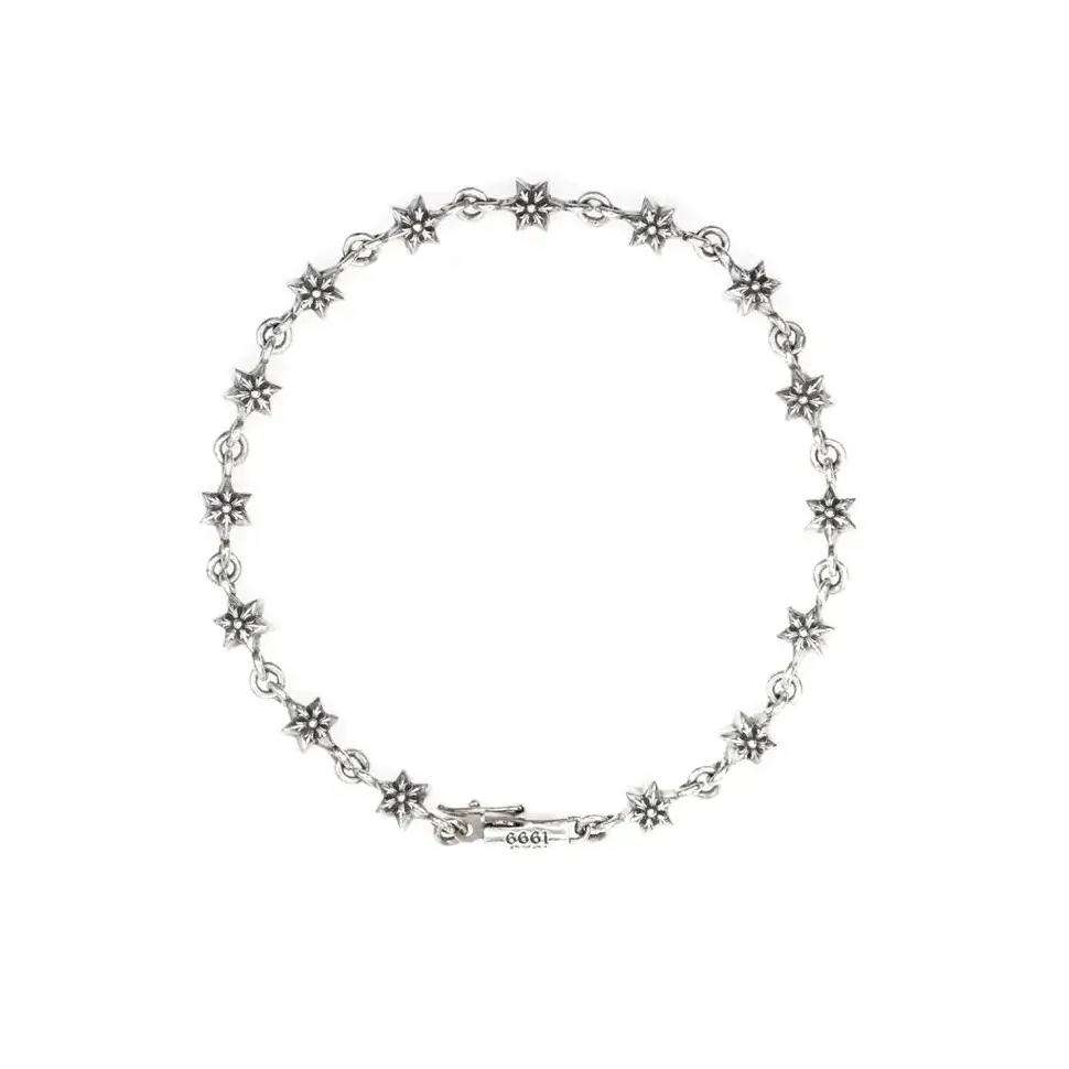Buy Chrome Hearts Best Sellings online - at Chrome Hearts Star Bracelet - 6 Point Star Chain