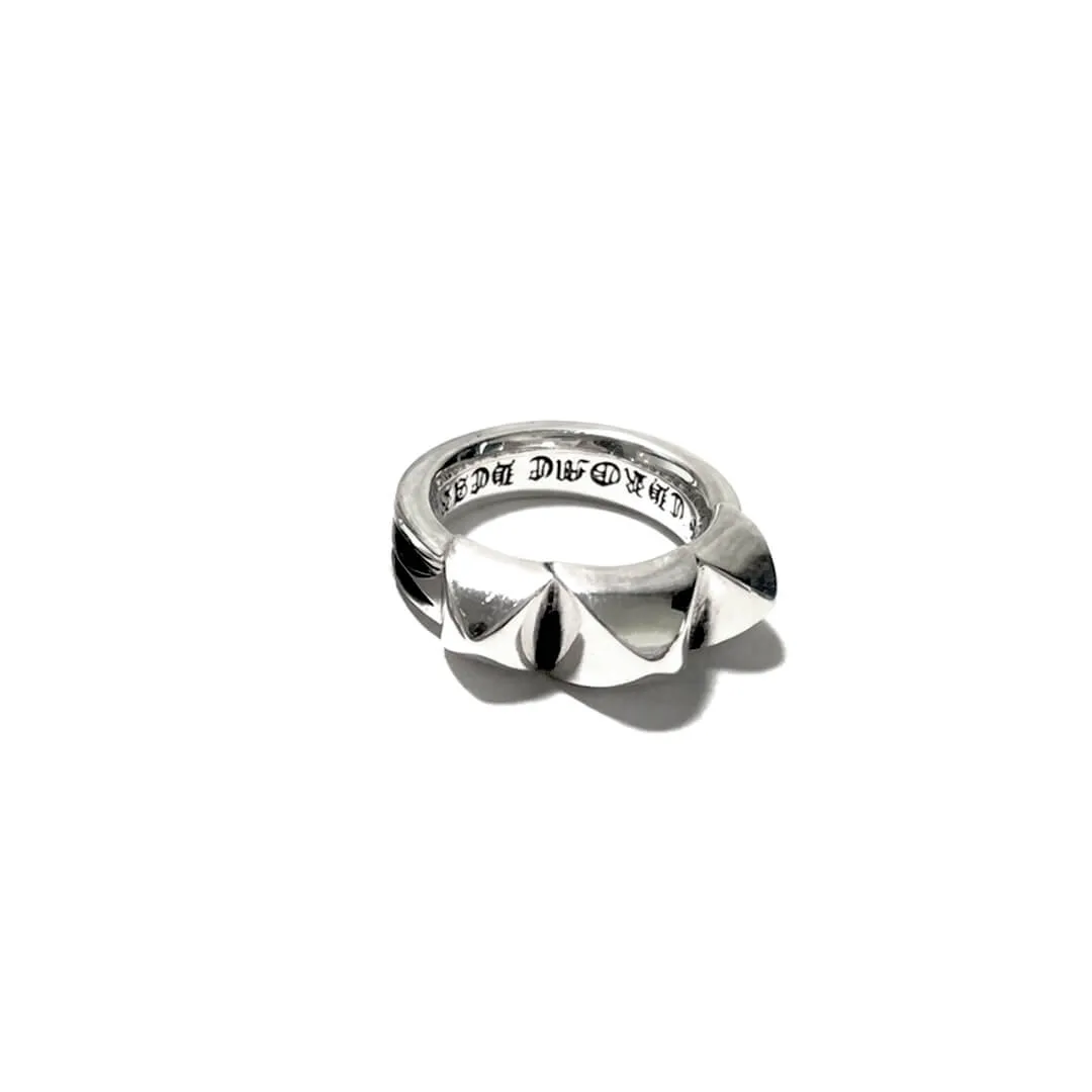 Three Chrome Hearts Spike Ring