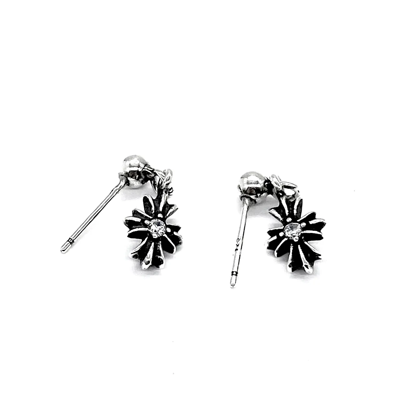 diamond chrome hearts Earrings