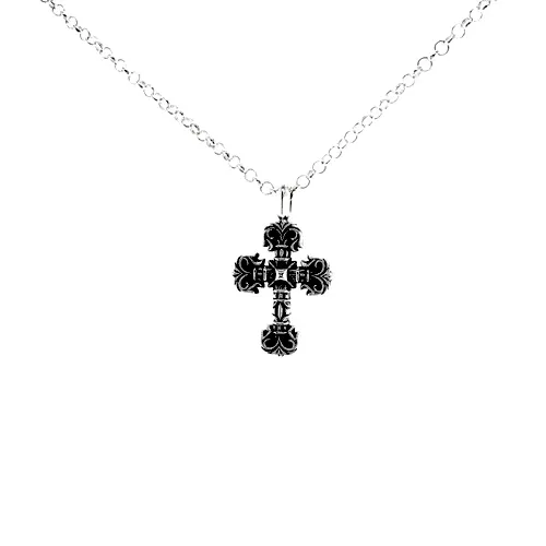 Chrome Hearts Filigree Cross Pendant Necklace