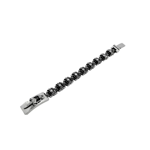 Cross Chrome Hearts Dagger Chain Bracelet