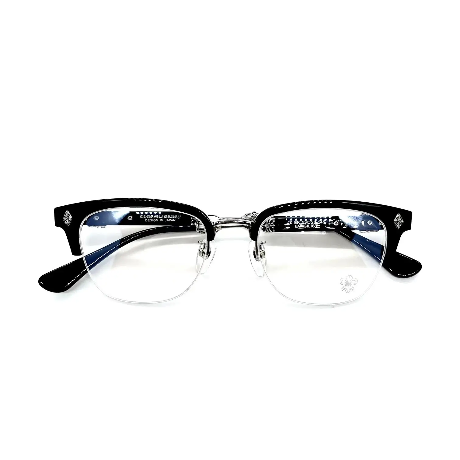 Chrome Hearts EVAGILIST Half Frame Glasses