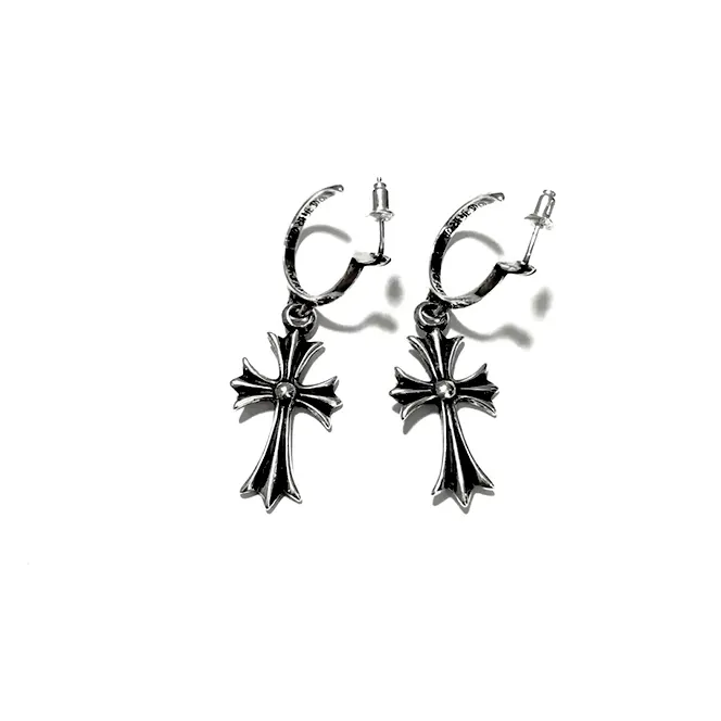 Chrome Hearts Cross Large Earrings