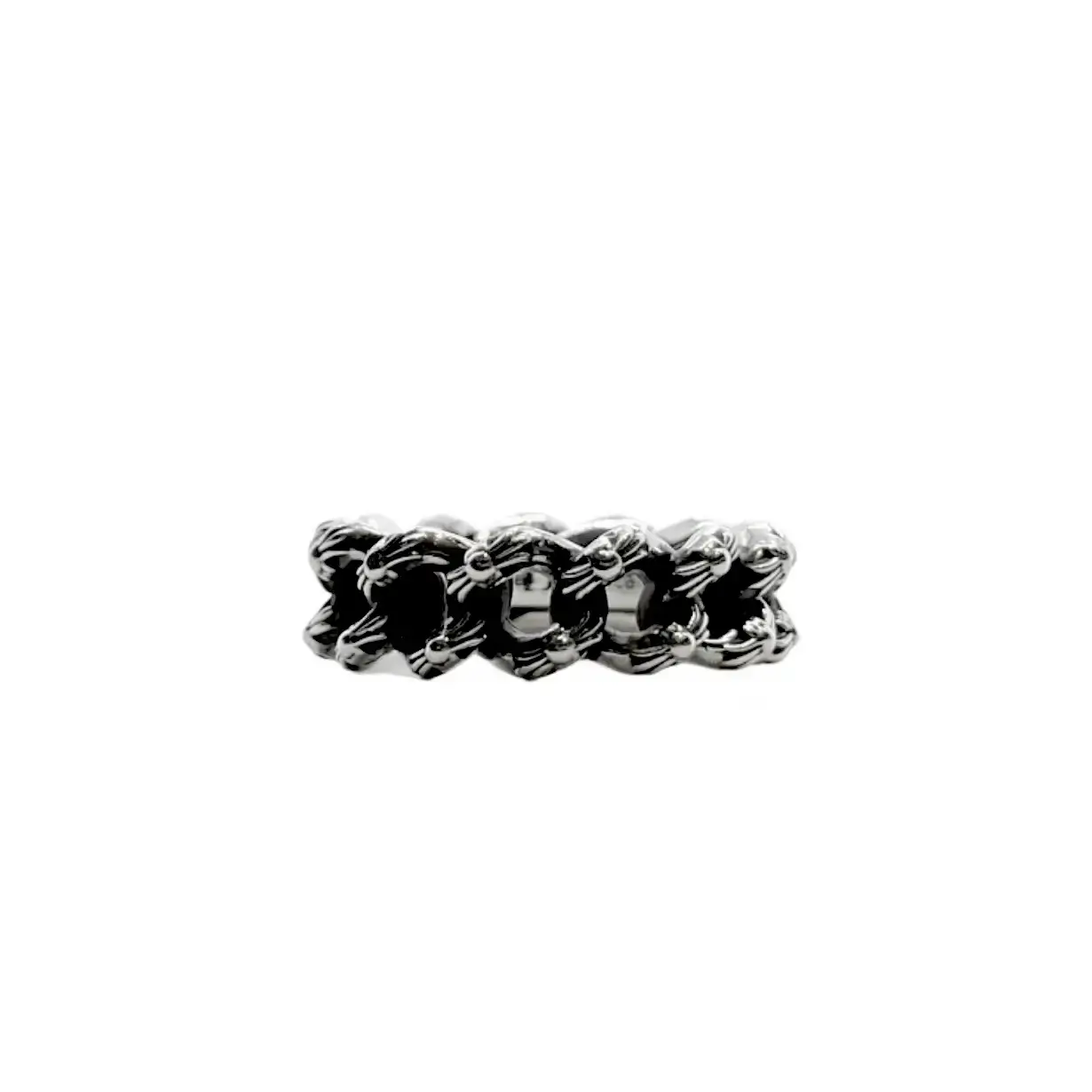 Fancy Chain Chrome Hearts Chain Ring