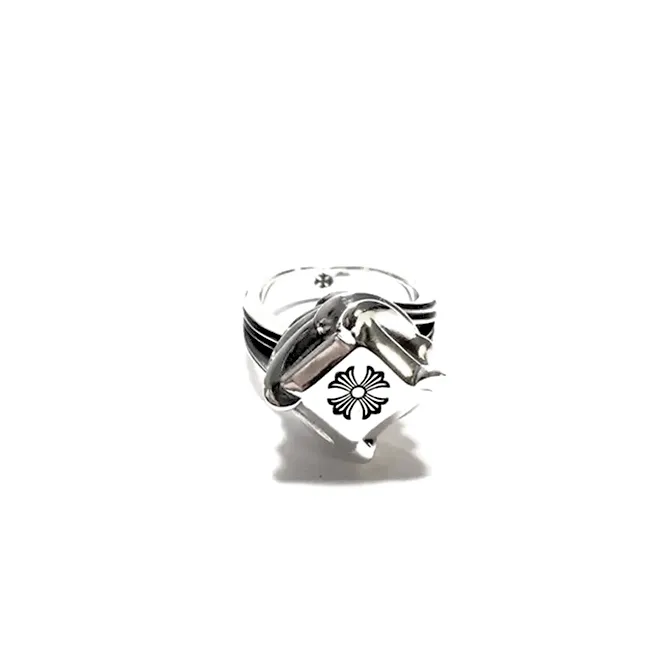 Cross Iris Chrome Hearts Cocktail Ring