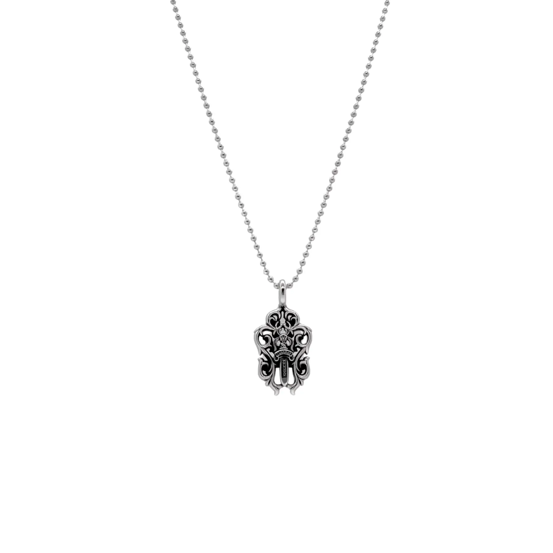 Chrome Hearts Vine Dagger Pendant Necklace