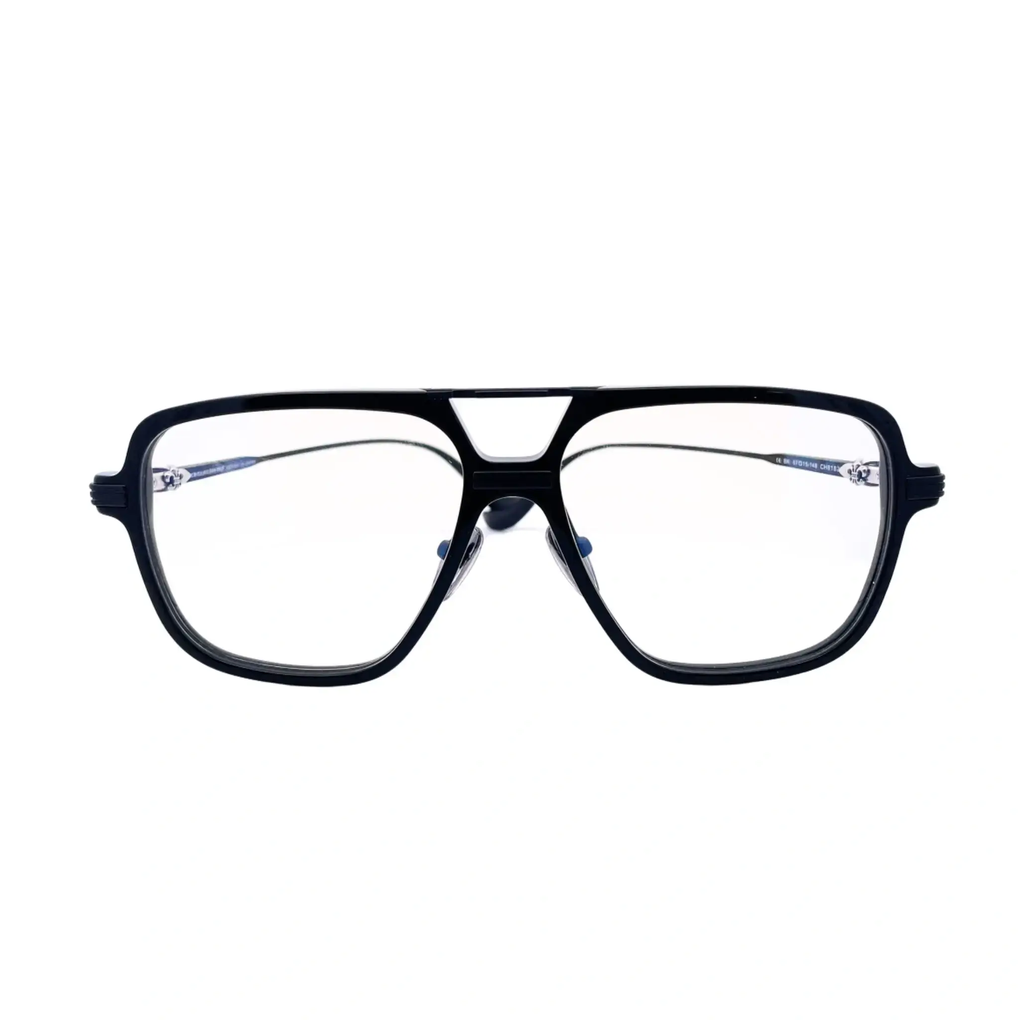 Double Bridge Flat Frame Chrome Hearts Eye Glasses