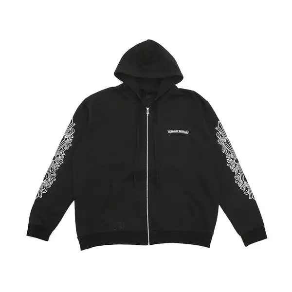 Eye Chart Dagger Chrome Hearts Zip Up Hoodie