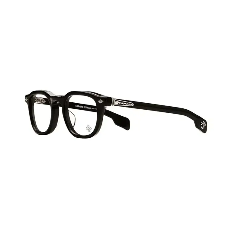 Chirp Chirp Black Chrome Hearts Glasses