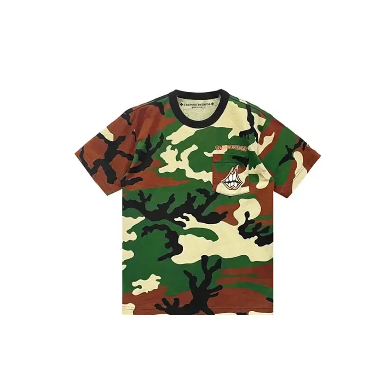 Chrome Hearts Camo Matty Boy Caution T-Shirt