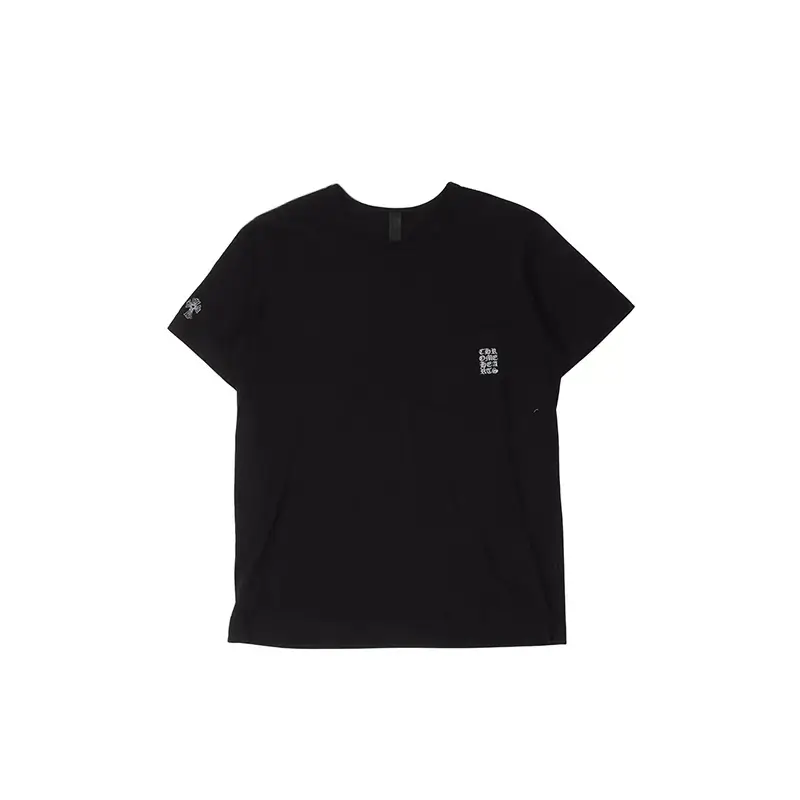 Embroidered Logo Chrome Hearts Pocket Tee