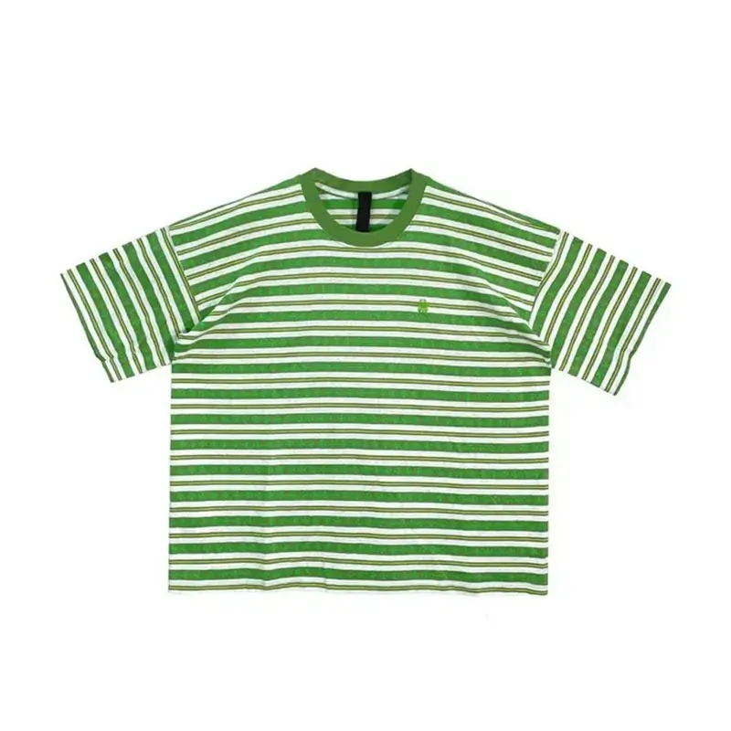 Green Stripes Chrome Hearts Tee