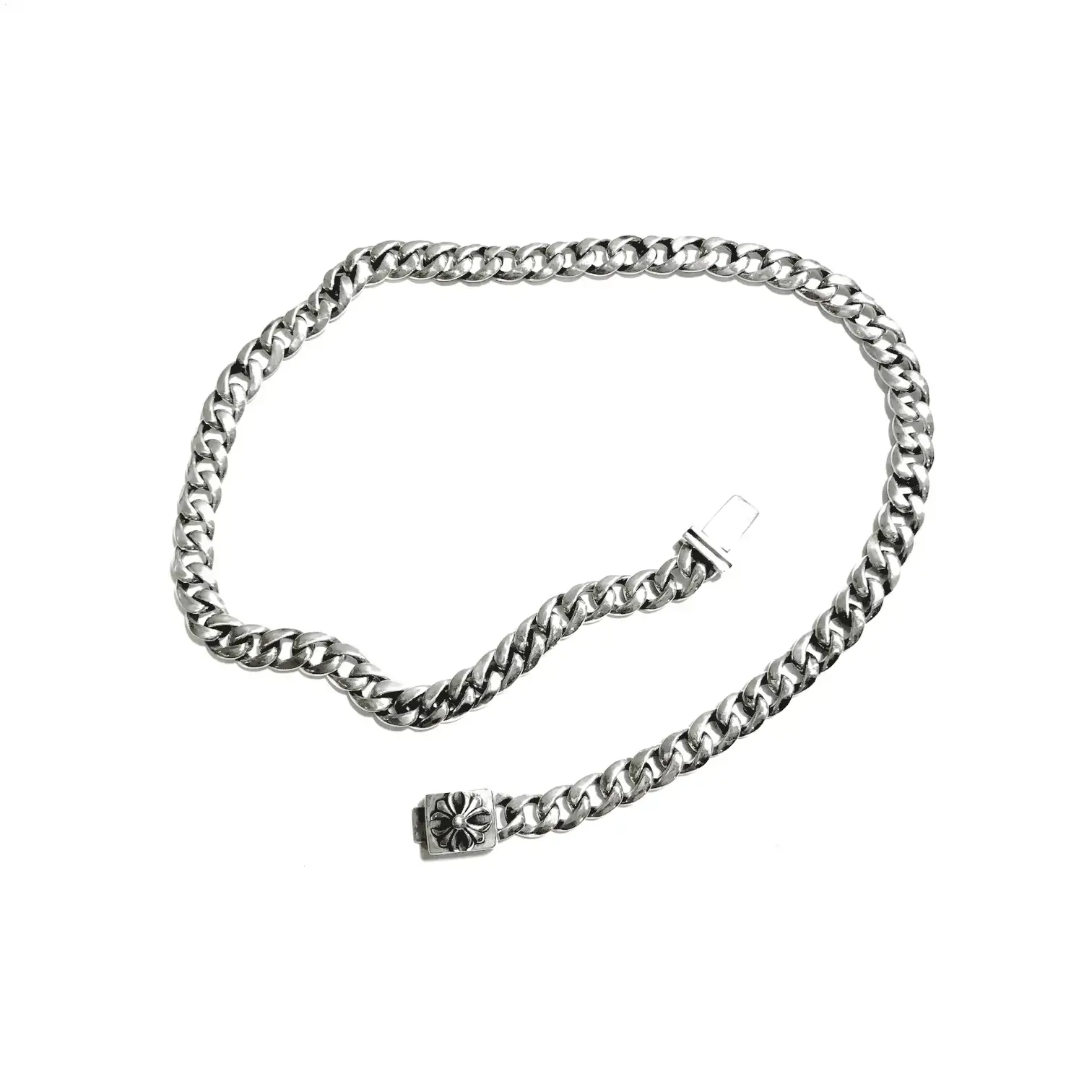 CH Plus Buckle Chrome Hearts Cuban Link Necklace