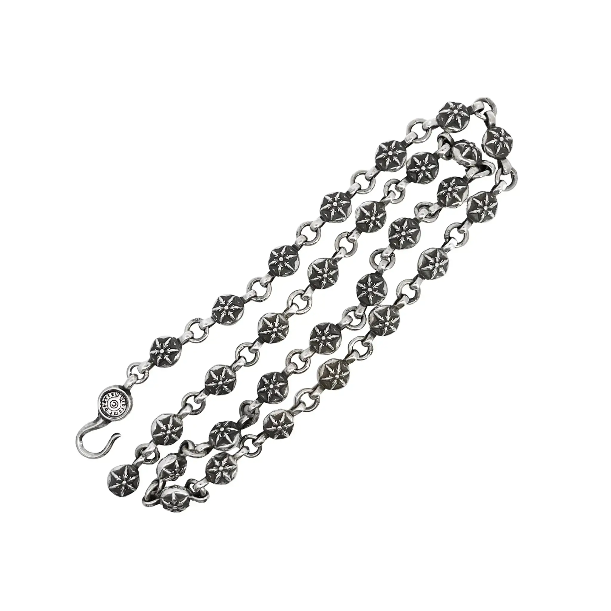 Six Pointed Star Beads Men's Chrome Hearts Necklace