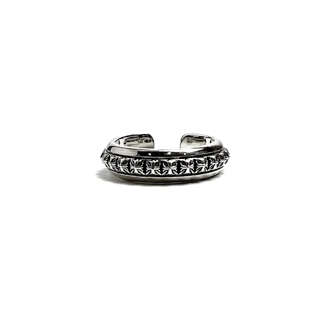 CH Plus Pyramid Open Band Chrome Hearts Ring For Sale