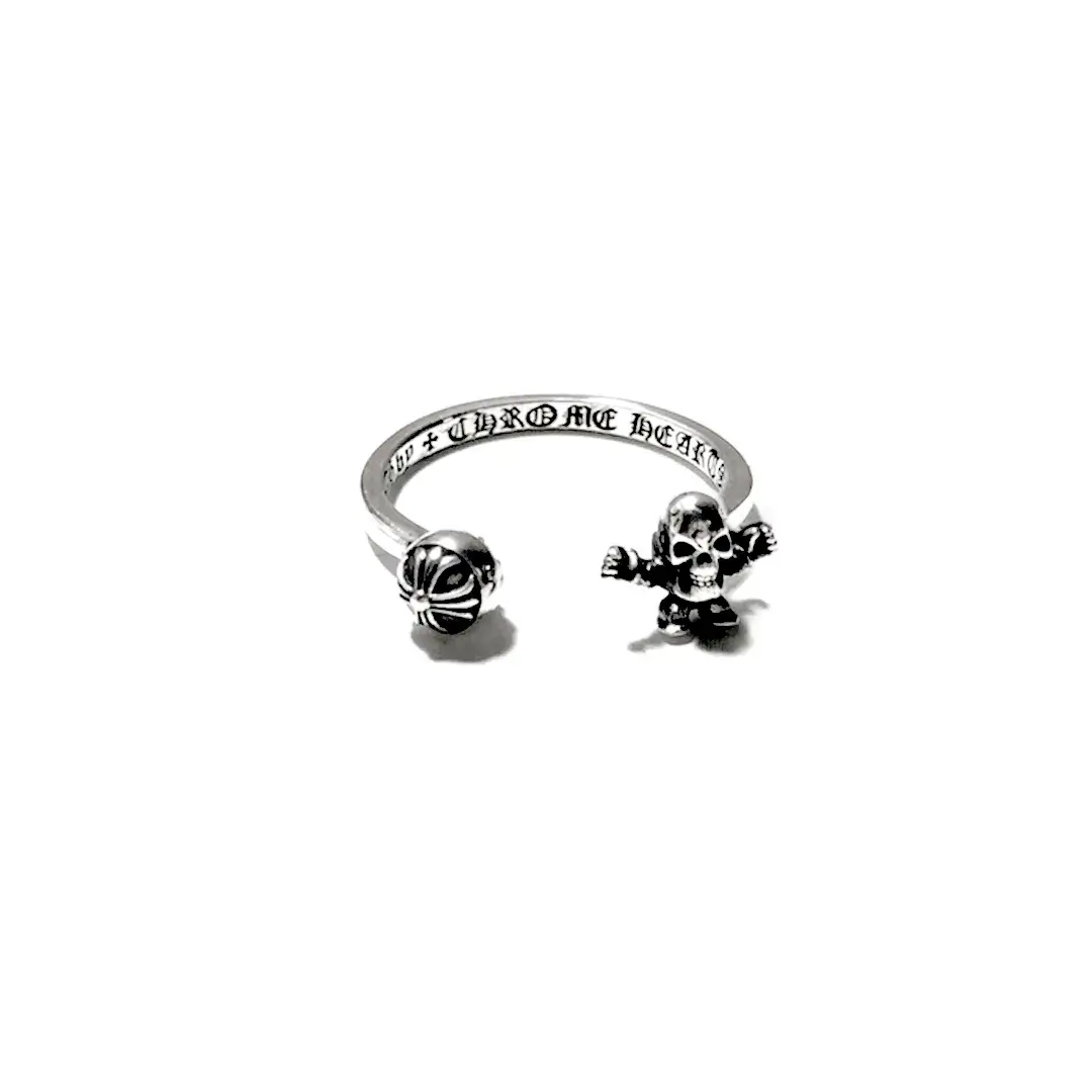 Chrome Hearts X Foti Harris Teeter Crossball Ring