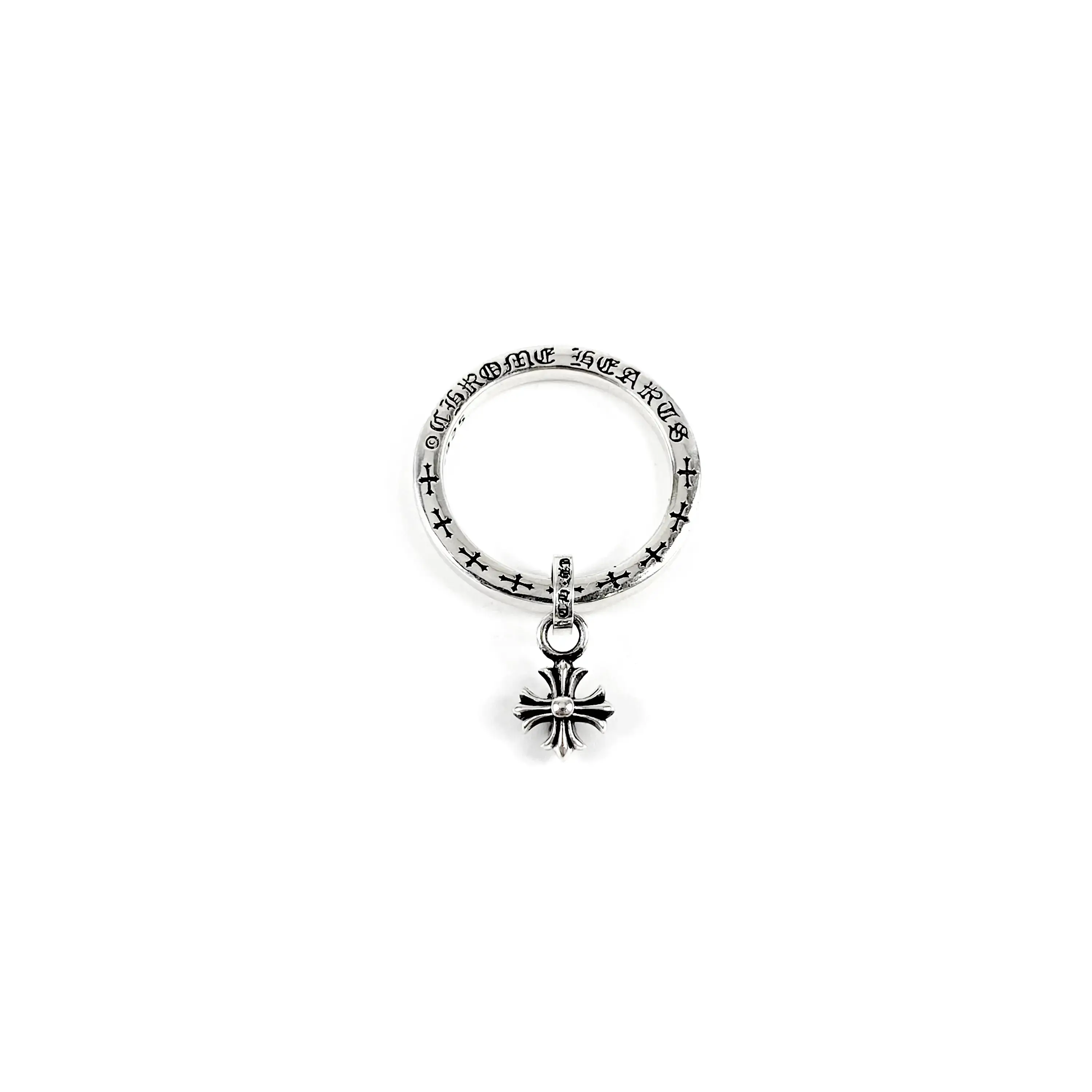 Chrome Hearts Ring Silver Ntfl CH Plus Pendant