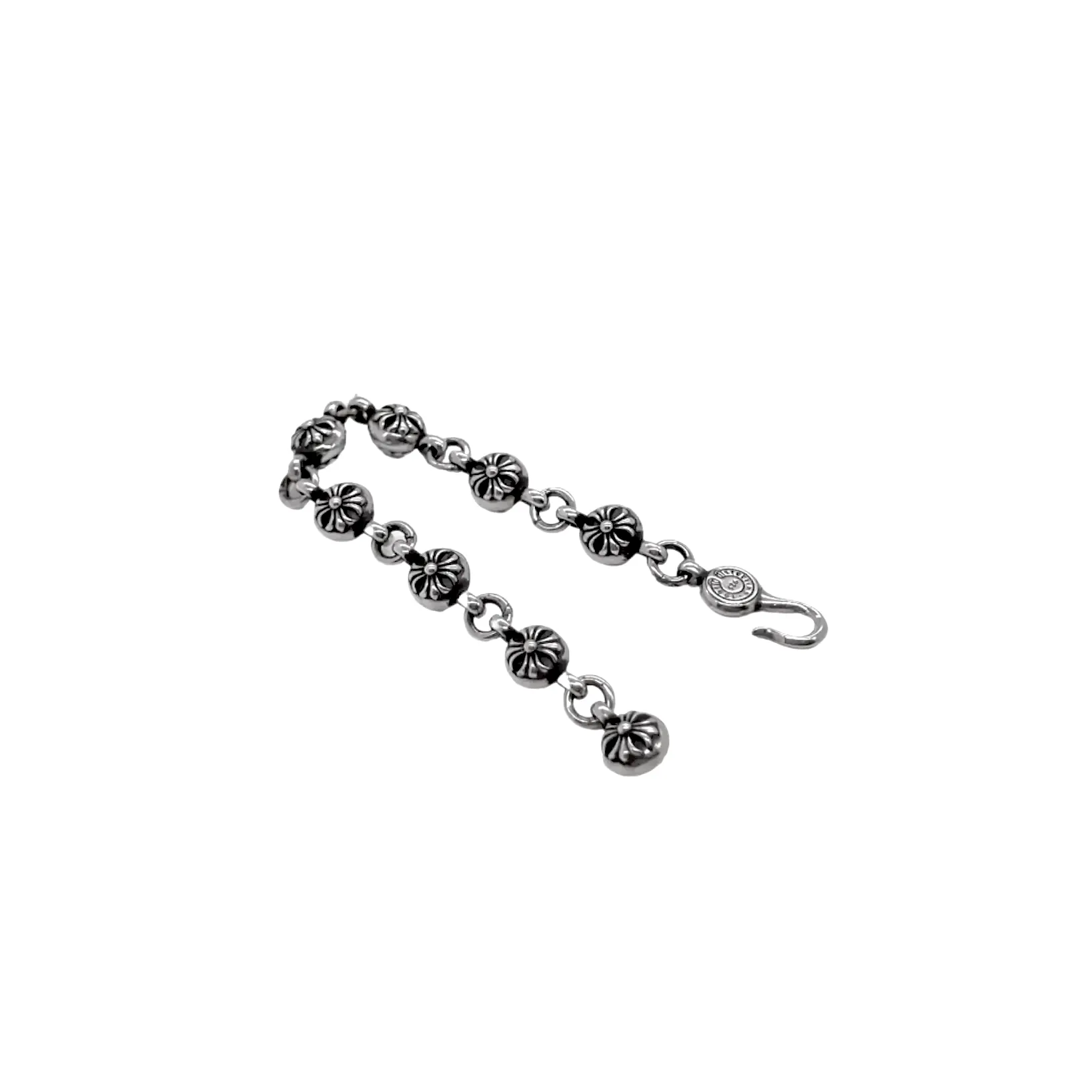 Cross Chrome Hearts Bead Bracelet