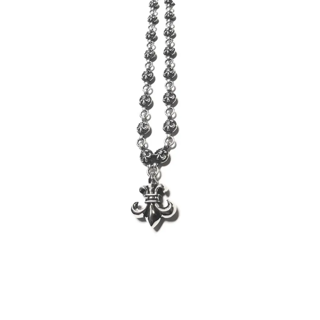 BS Fleur Pendant Beads Chrome Hearts Necklace Mens