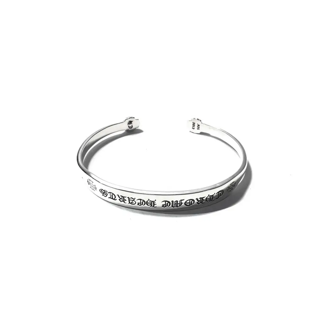 Chrome Hearts CH Plus Scroll Bracelet