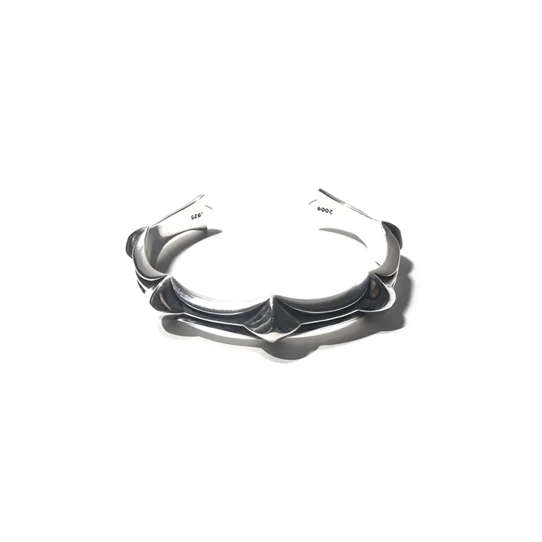 Large Rivets Fishbone Chrome Hearts Mens Bracelets