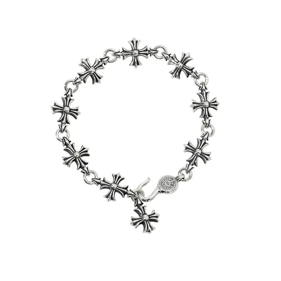 Chrome Hearts Bracelet Cross Link Chain - Street Fashion