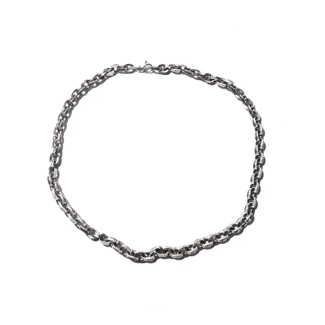 1️⃣ Chrome Hearts Paper Chain Necklace Thick – Iconic Biker Luxury