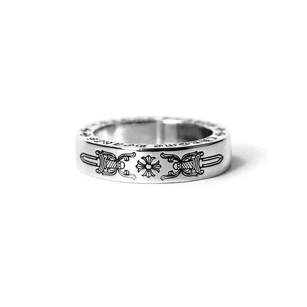 Chrome Hearts Double Dagger 6mm Ring