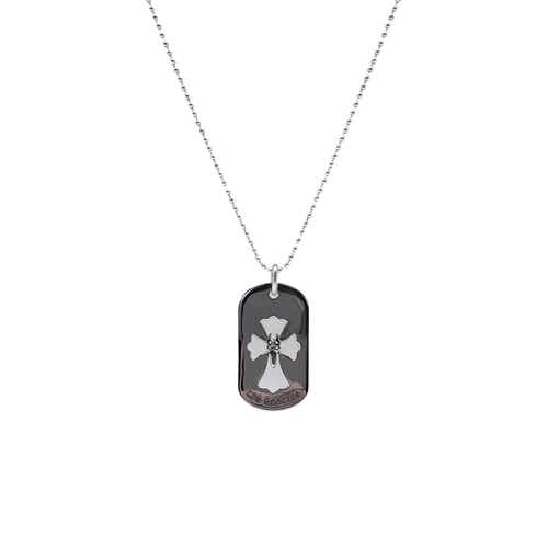 Cross Dagger Chrome Hearts Dog Tags Necklace