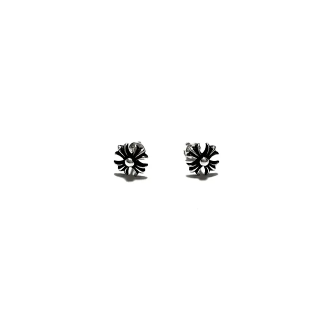 Chrome Hearts Babyfat Cross Earrings