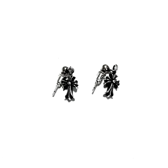 Chrome Hearts Cross Stud Earrings