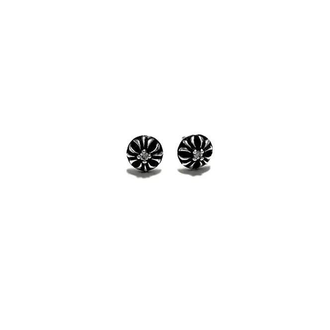 Chrome Hearts Stud - Diamond Cross Earrings