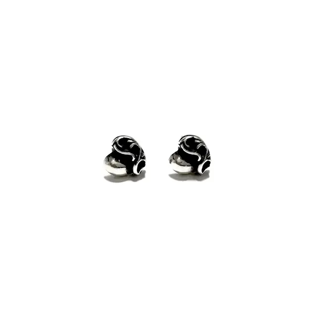 Chrome Hearts Heart Earrings | High-End Punk Fashion