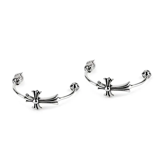 Chrome Hearts Bbyfat Cross earrings