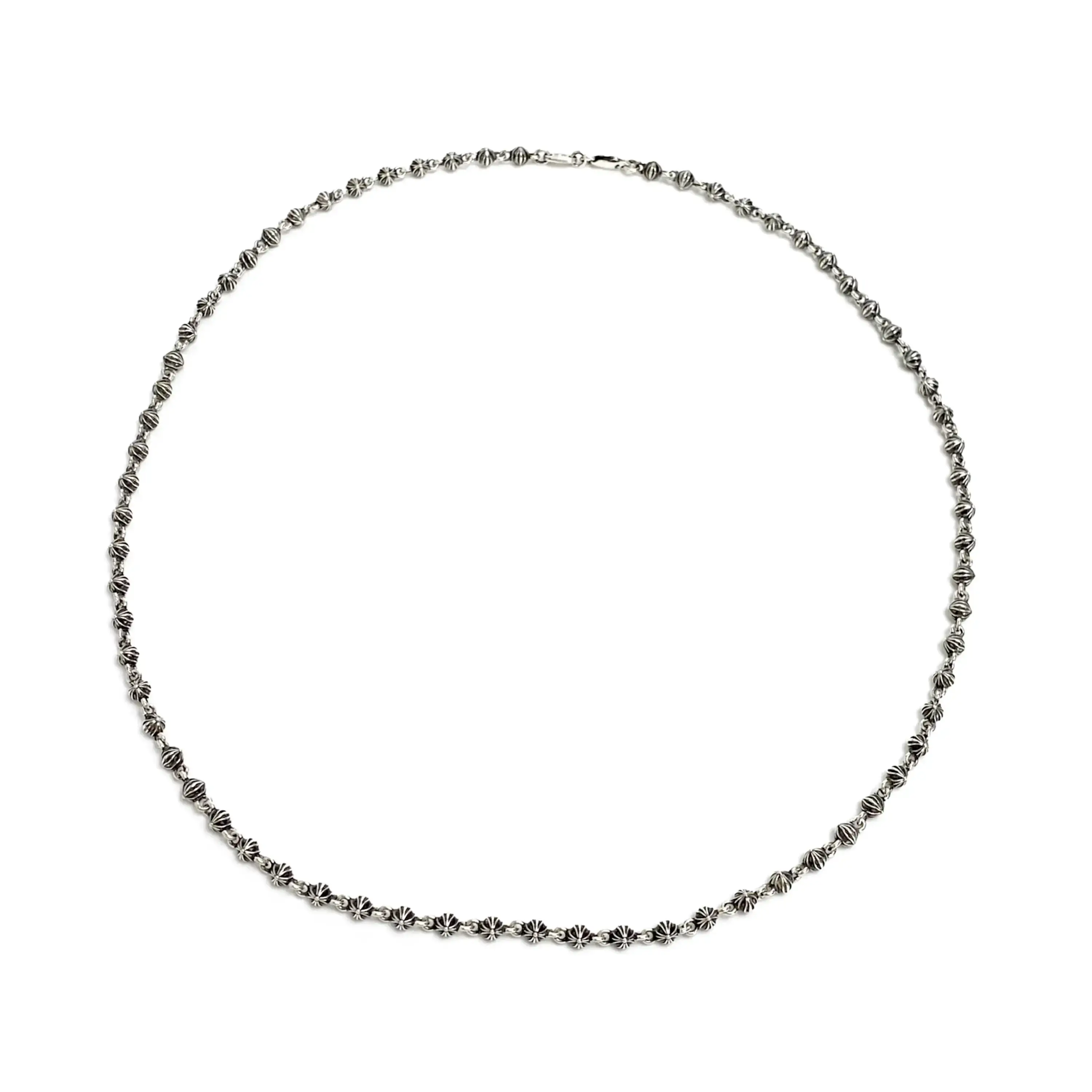 Chrome Hearts Cross Ball Necklace - Signature Rock Aesthetic