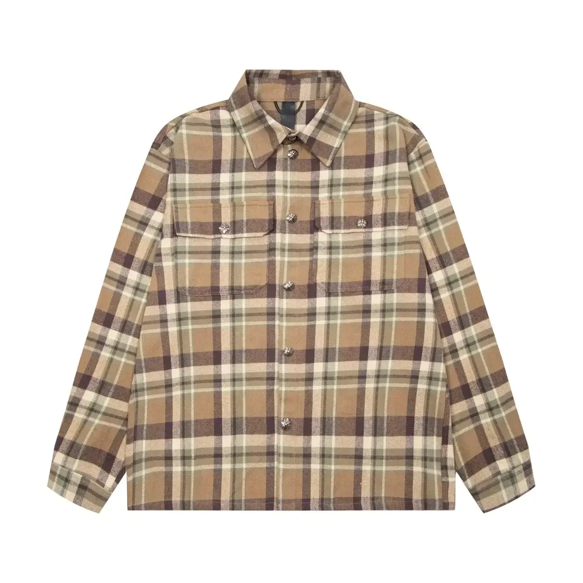 Chrome Hearts Flannel 22ss Plaid Shirt