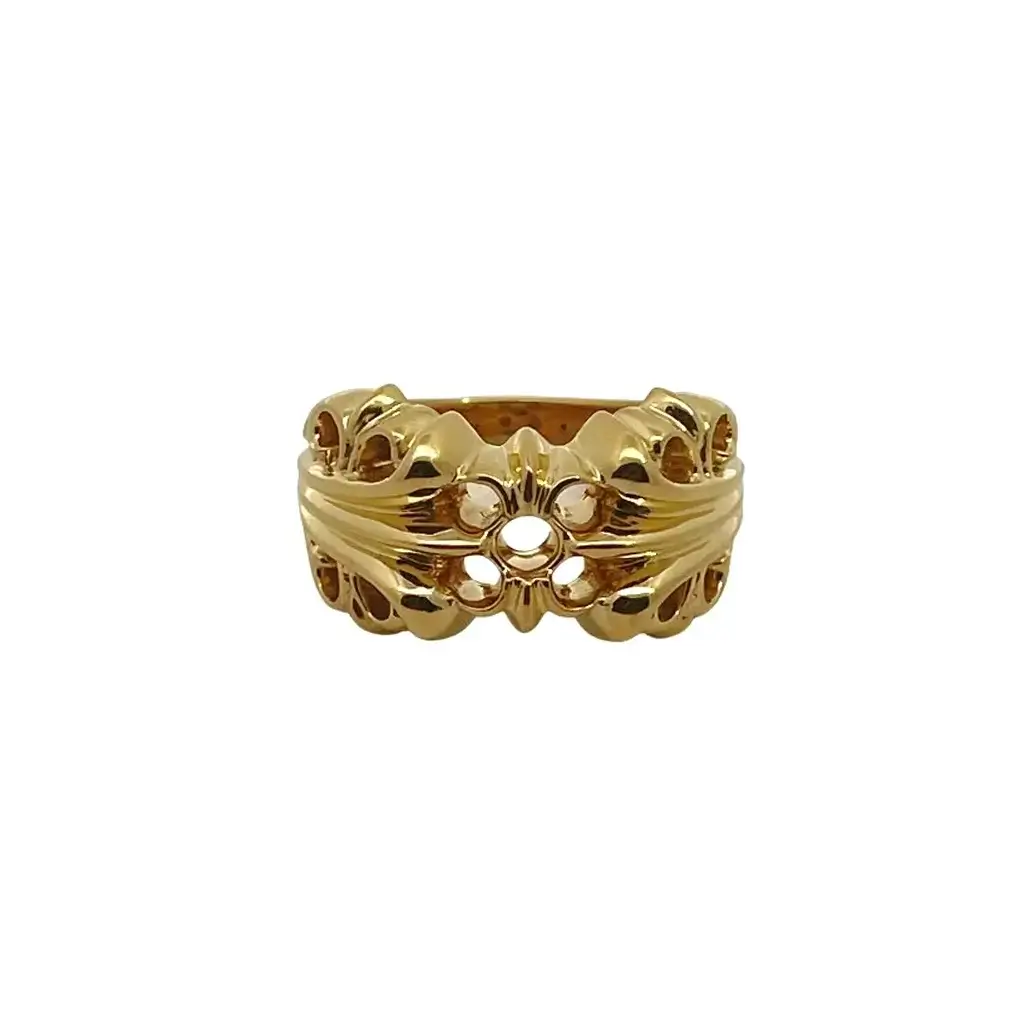 Chrome Hearts 22k Gold K&T Ring