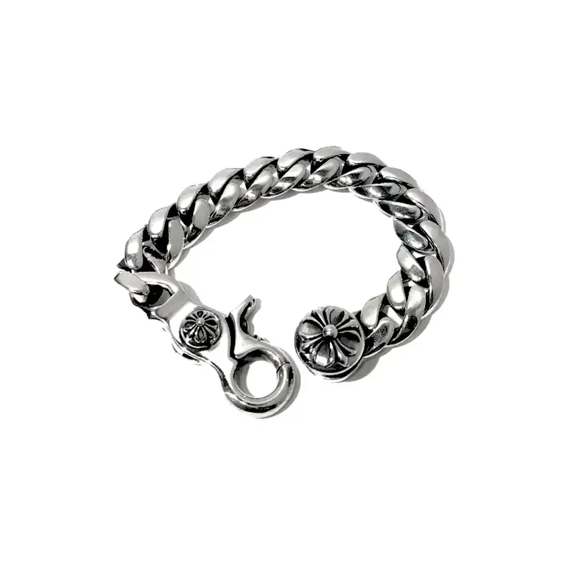 Chrome Hearts Thick Lobster Clasp Bracelet