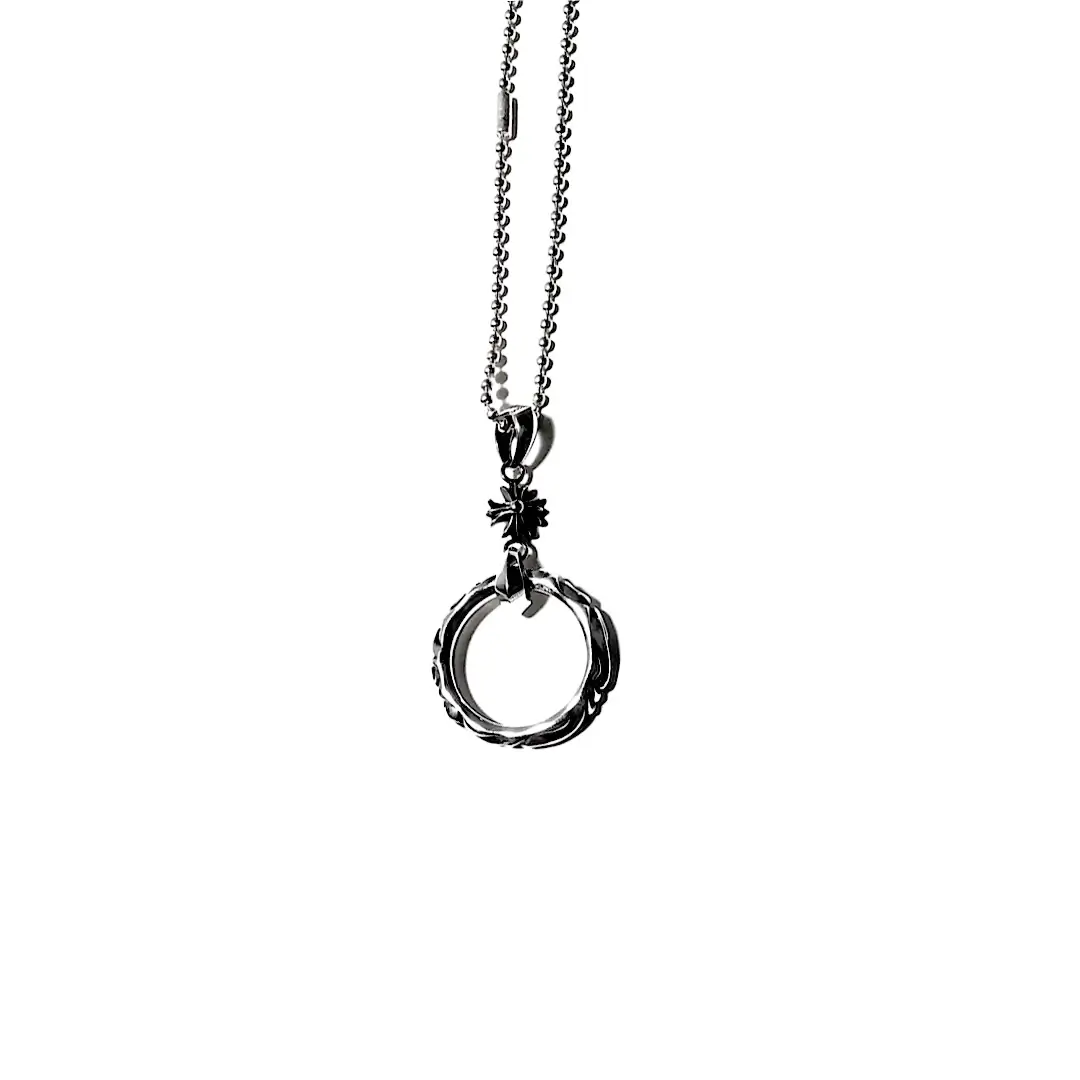 Cross SBT Vine Chrome Hearts Ring Necklace