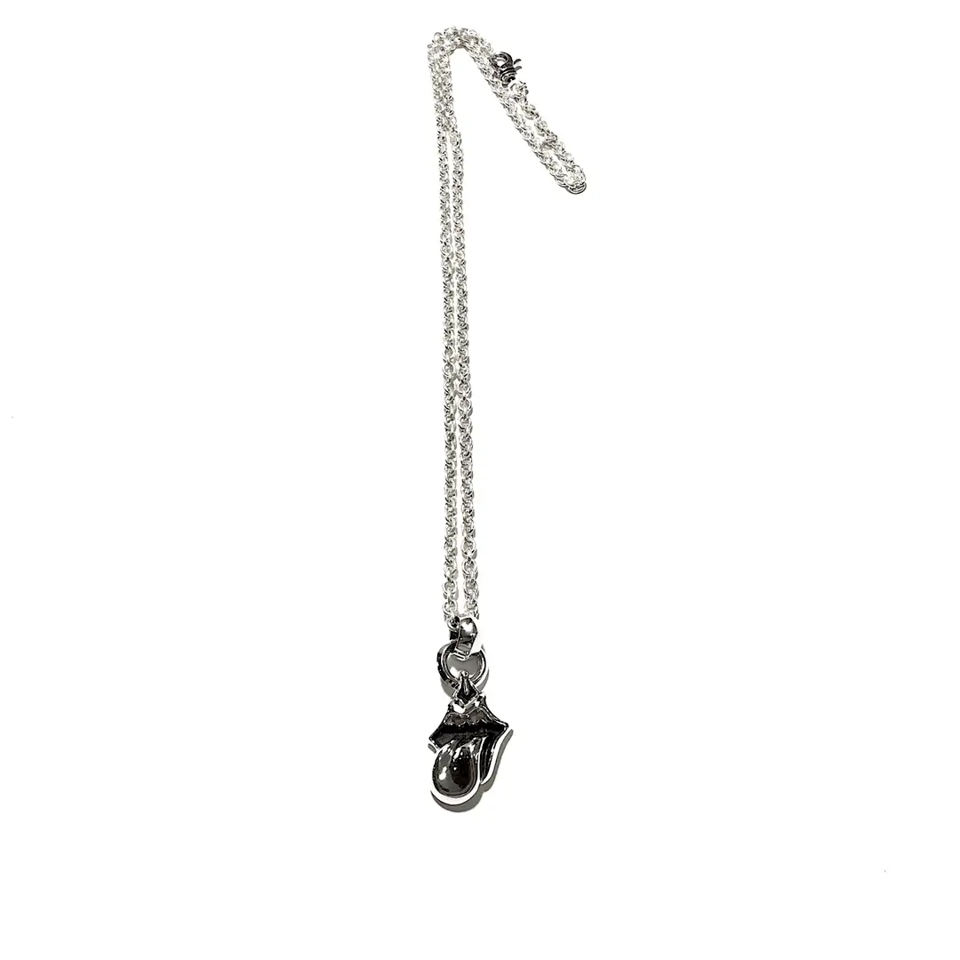 Chrome Hearts X Rolling Stone - Large Stone Tongue Necklace