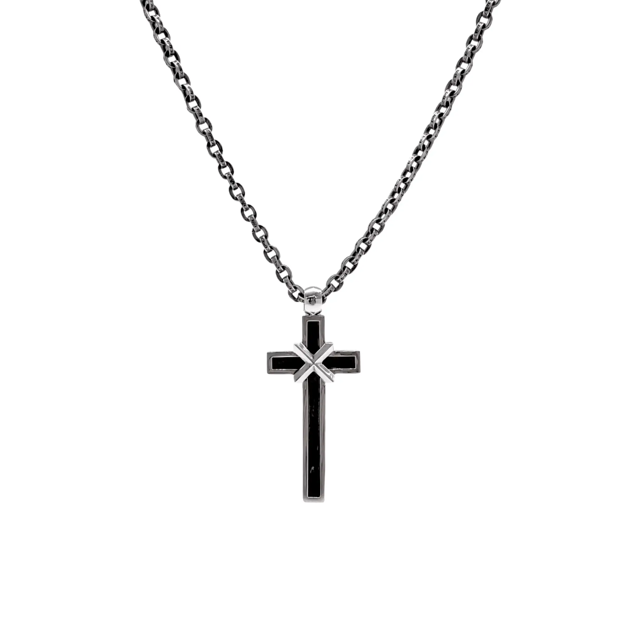 Chrome Hearts Mapplethorpe Cross Necklace (large)