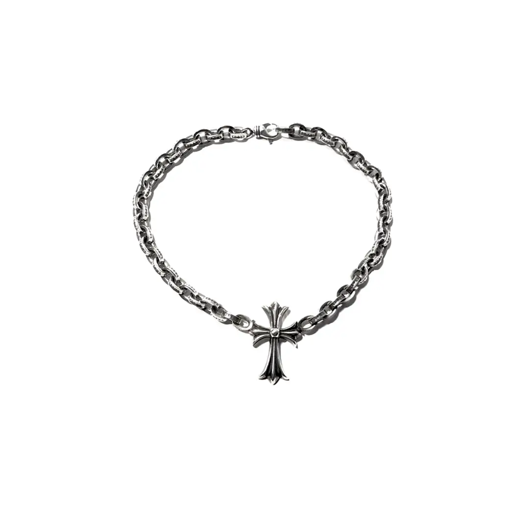 Cross Paper Chain Chrome Hearts Choker