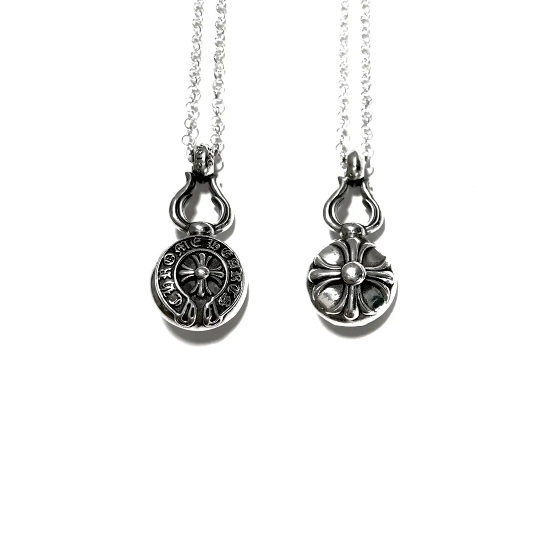 Chrome Hearts Horseshoe Cross Ball Necklace