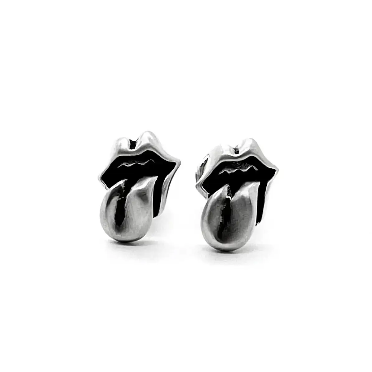 Chrome Hearts Rolling Stone Tongue Earrings