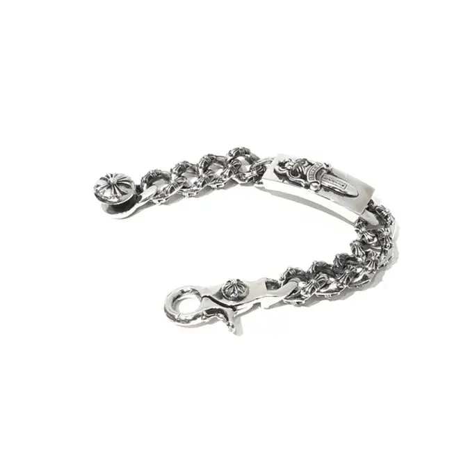 Chrome Hearts ID Dagger Fancy Link Bracelet