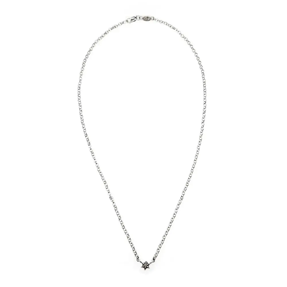 Star Chrome Hearts Choker Necklace - Silver Gothic Jewelry