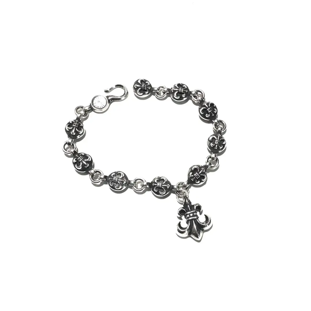 Chrome Hearts Fleur De Lis Bracelet - Luxury Gothic Jewelry