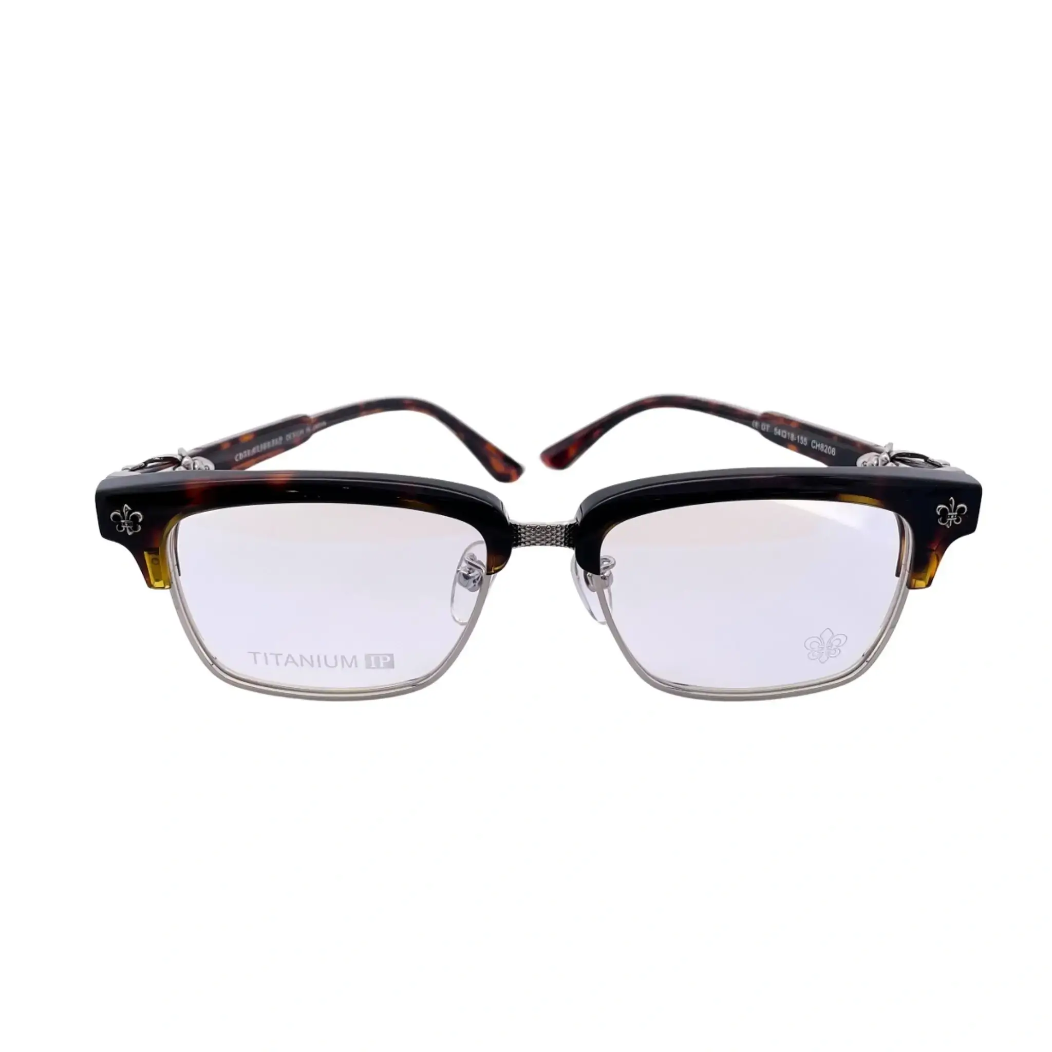 BS Fleur Half Frame Chrome Hearts Glasses (3 Styles)