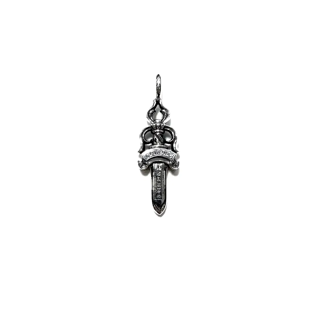 Chrome Hearts Double Dagger Pendant Necklace